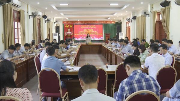 Ban Thường vụ Đảng uỷ 06 xã thuộc khu vực Bắc Sơn sơ kết quy chế phối hợp