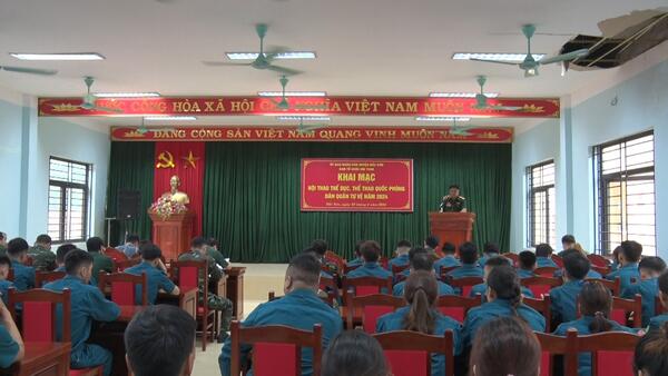 Bắc Sơn tổ chức Hội thao Thể dục, Thể thao quốc phòng dân quân tự vệ năm 2024
