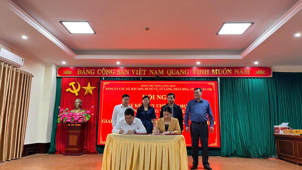 ĐẢNG ỦY 06 XÃ KHU VỰC BẮC SƠN KÝ KẾT QUY CHẾ PHỐI HỢP GIAI ĐOẠN 2025–2030 VÀ NHỮNG NĂM TIẾP THEO