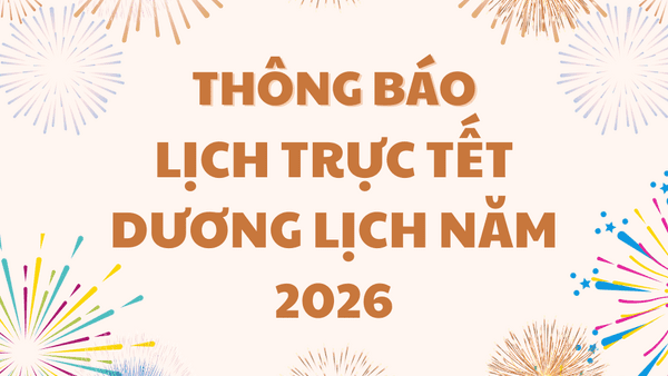 Lịch trực Tết Dương lịch năm 2026 của Lãnh đạo UBND xã