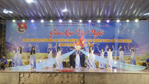 ĐOÀN THANH NIÊN XÃ BẮC SƠN GIAO LƯU VĂN NGHỆ KỶ NIỆM 95 NĂM NGÀY THÀNH LẬP ĐOÀN