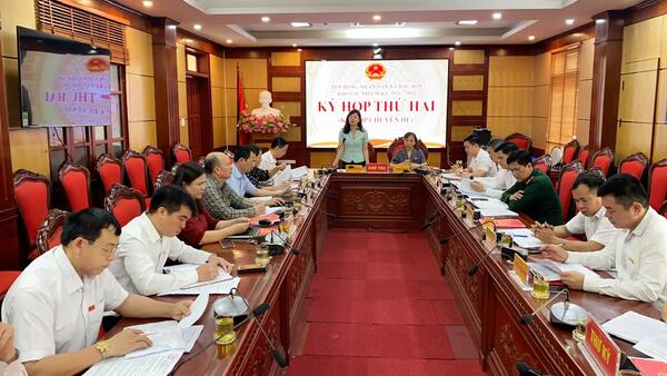 Hội đồng nhân dân xã Bắc Sơn tổ chức kỳ họp thứ hai (kỳ họp chuyên đề)