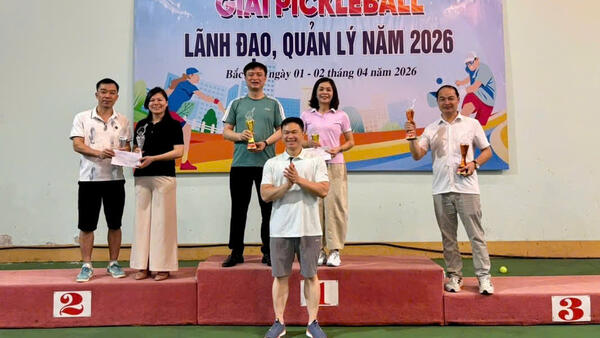 XÃ BẮC SƠN TỔ CHỨC GIẢI PICKLEBALL LÃNH ĐẠO, QUẢN LÝ NĂM 2026