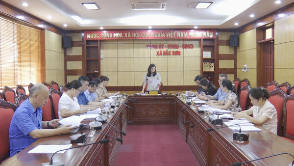 Họp Thường trực Hội đồng nhân dân xã Bắc Sơn tháng 4 năm 2026