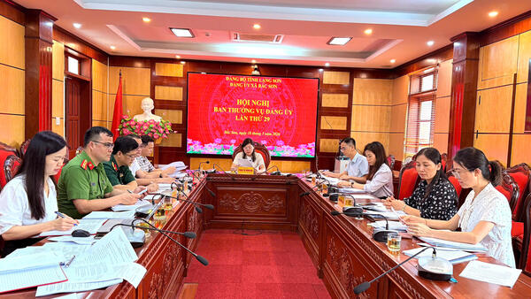 Hội nghị Ban Thường vụ Đảng ủy xã Bắc Sơn lần thứ 29