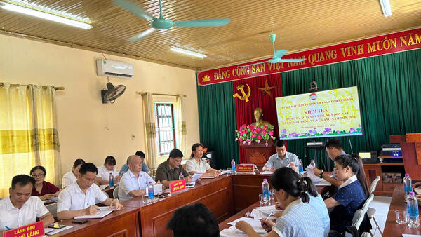 Đoàn kiểm tra của Ủy ban MTTQ VN tỉnh Lạng Sơn kiểm tra công tác xóa nhà tạm, nhà dột nát và hỗ trợ khắc phục thiên tai tại xã Bắc Sơn