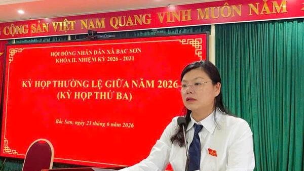 Hội đồng nhân dân xã Bắc Sơn tổ chức kỳ họp thường lệ giữa năm 2026
