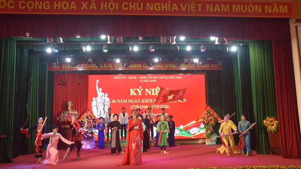 Xã Bắc Sơn long trọng tổ chức chương trình kỷ niệm 86 năm ngày Khởi nghĩa Bắc Sơn (27/9/1940 – 27/9/2026)