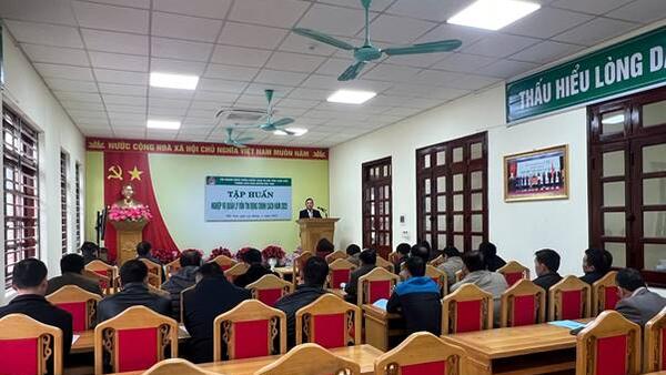 Ngân hàng Chính sách xã hội huyện Bắc Sơn Tổ chức đào tạo, tập huấn nghiệp vụ cho các đối tượng Tham gia, quản lý nguồn vốn tín dụng chính sách năm 2025